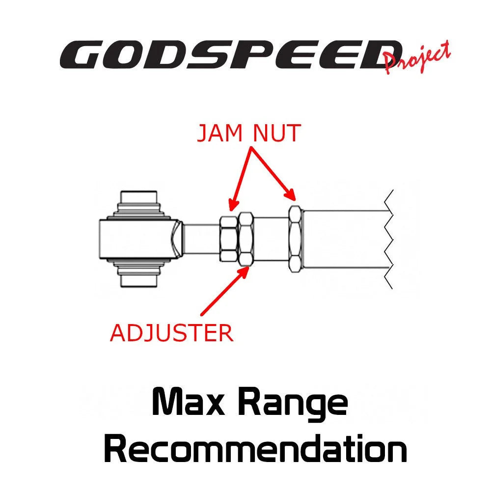 Godspeed Project Subaru Legacy 10-19 (Bm/Br) Gen3 Ajustable Rear Lower Control Arm (Spherical Bearing)