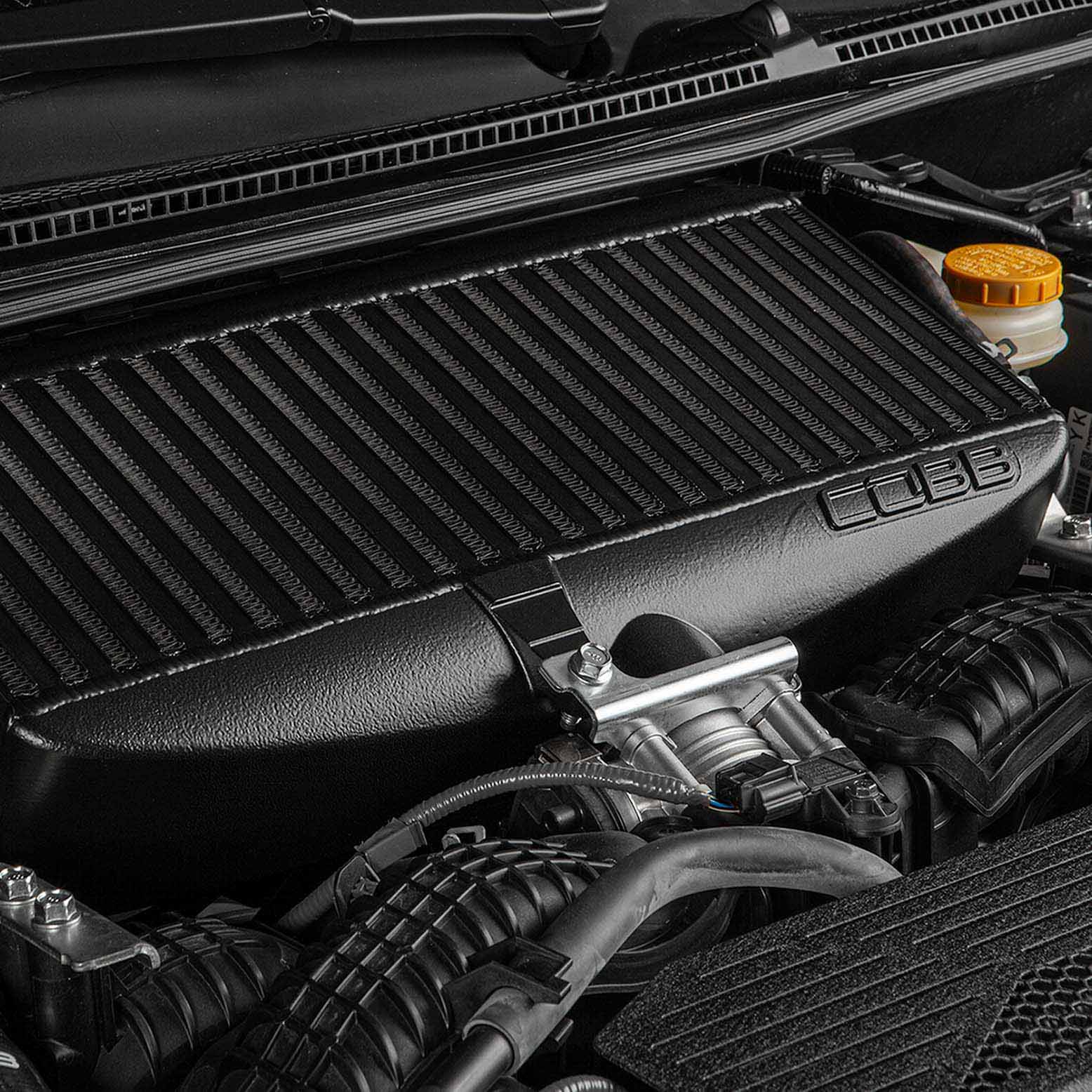 COBB Subaru Top Mount Intercooler Kit Black WRX 2022-2024