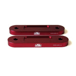 BLOX Honda S2000 Racing Front 12mm Thin Spacer Bump Steer Kit - Red (Lowered 1in and more)
