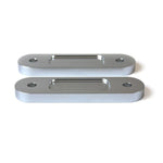 BLOX Honda S2000 Racing Front 12mm Thin Spacer Bump Steer Kit - Silver (Lowered 1in and more)