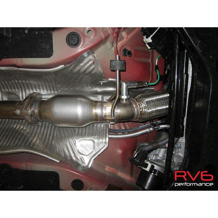 RV6 Performance Bellmouth Catted Downpipe 2012 - 2015 Honda Civic Si