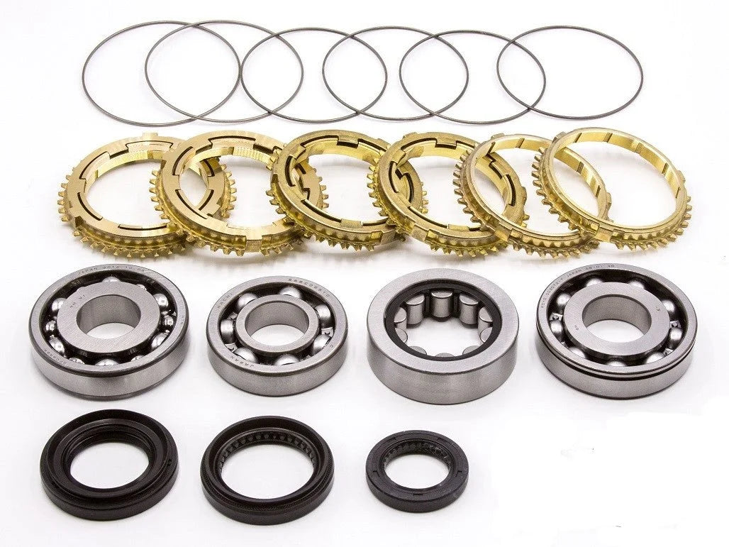 Synchrotech 2005-2006 RSX Type S, 2006-2010 Civic Si, 2005-2006 CTR K20 6 speed - Kit Includes: SYN117B Brass Synchro Set (Single Cone 5/6) , SP117 Synchro Springs, BSK-K20 Bearing & Seal Kit