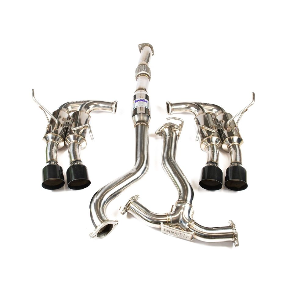 Invidia 2015+ Subaru WRX / STI Gemini/R400 Single Layer Quad Black Tip Cat-Back Exhaust