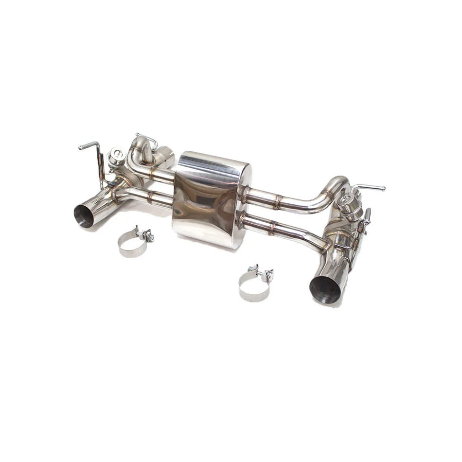Rev9Power Axle-Back FlowMAXX Sport Muffler Dual Tone Exhaust System for Ferrari 488 GTB / Spider 2015-20