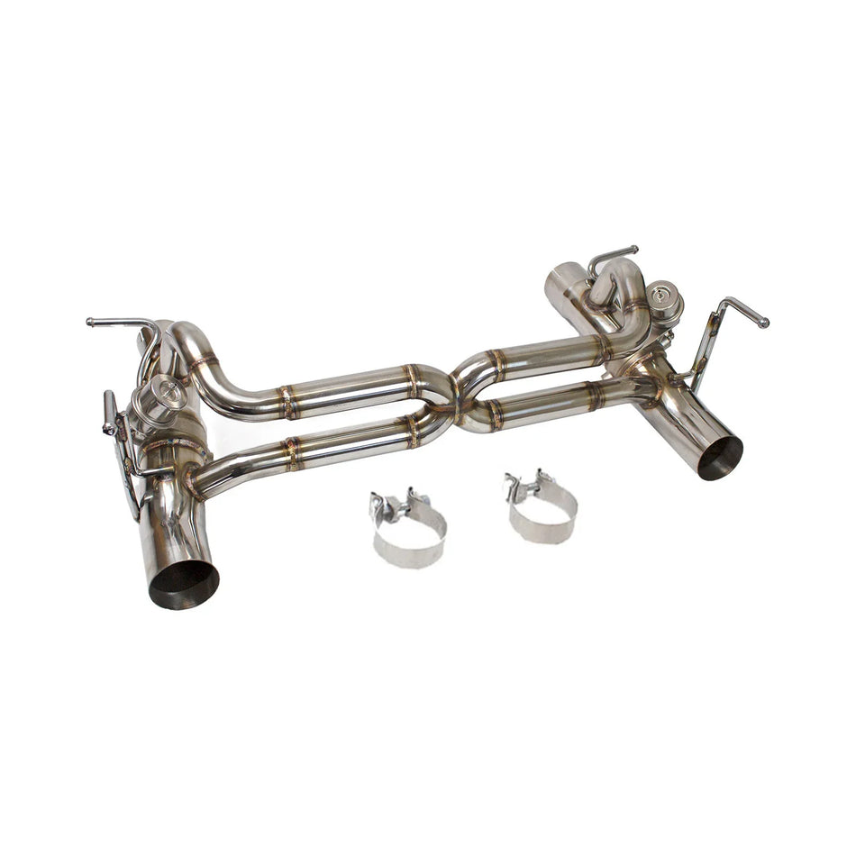 Rev9Power Axle-Back FlowMAXX Race Spec Dual Tone Exhaust System for Ferrari 488 GTB / Spider 2015-20