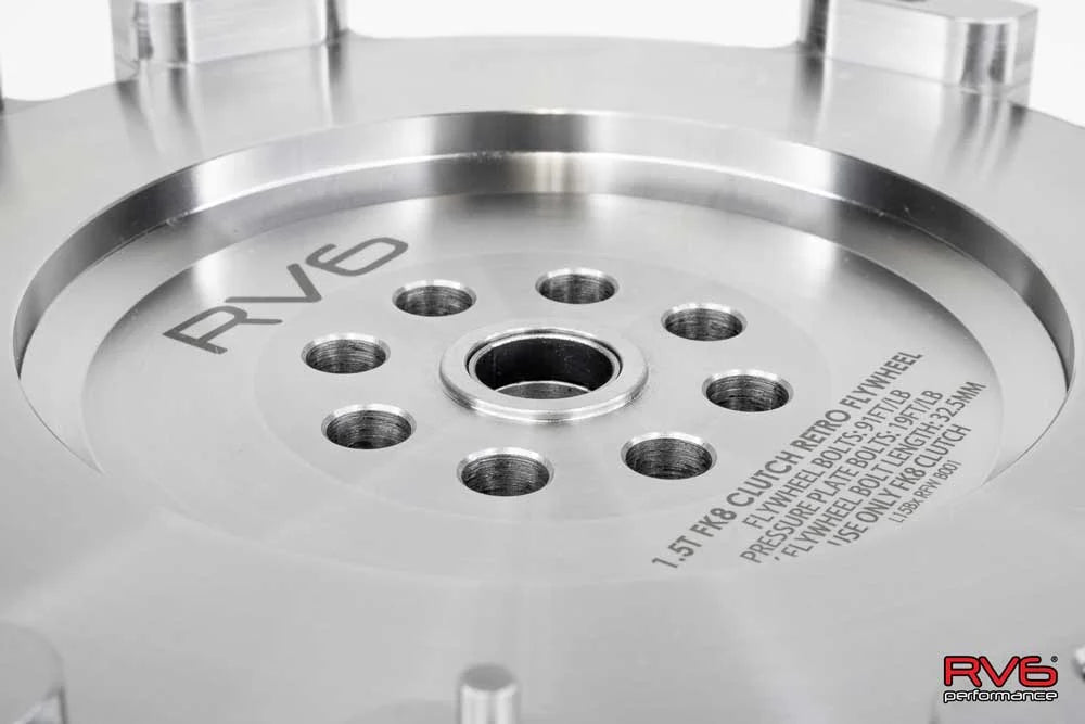 RV6 Performance 1.5T FK8 Clutch Retro Flywheel For 2016+ Honda Civic 1.5T (Type R Retrofit)