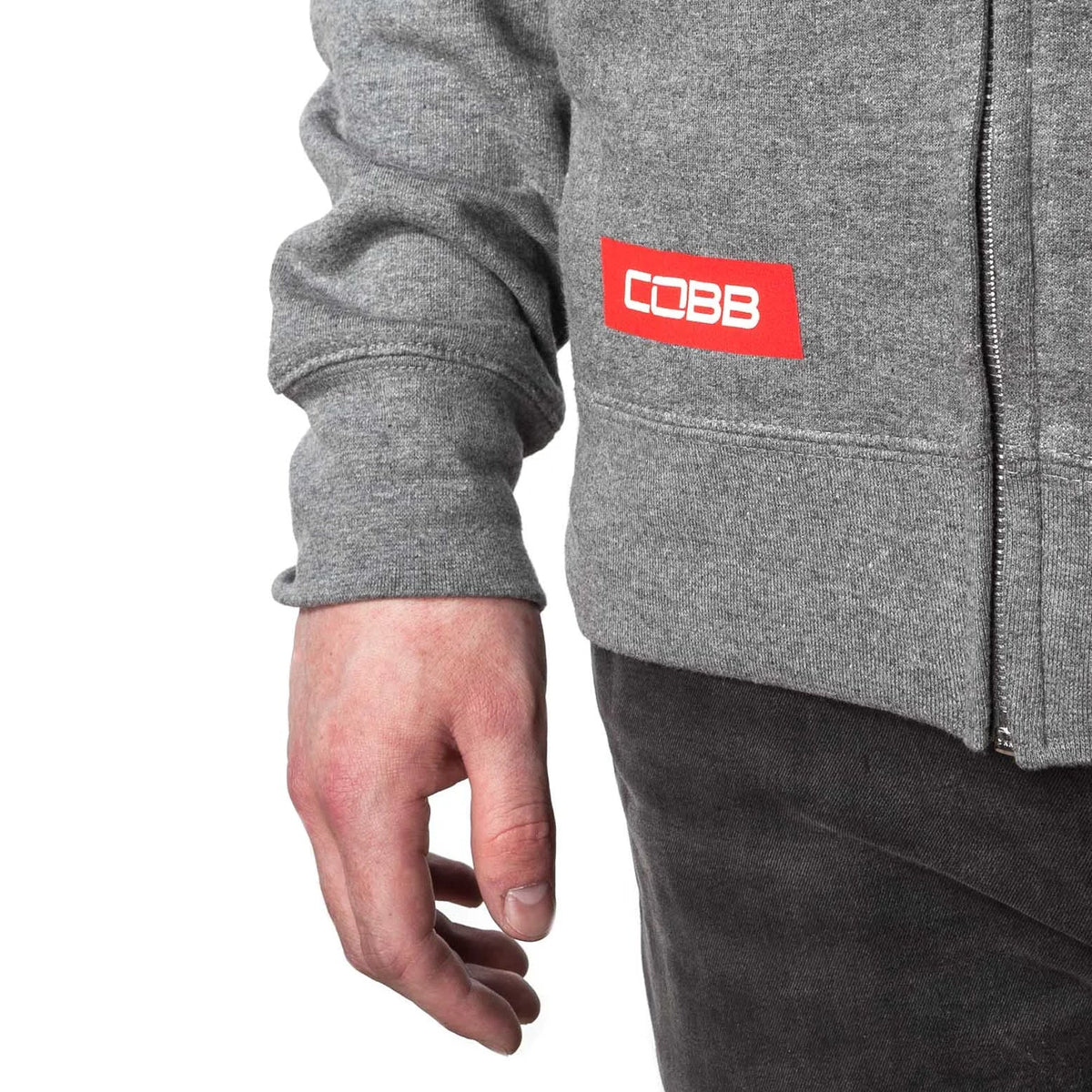 COBB Grey Zip Hoodie