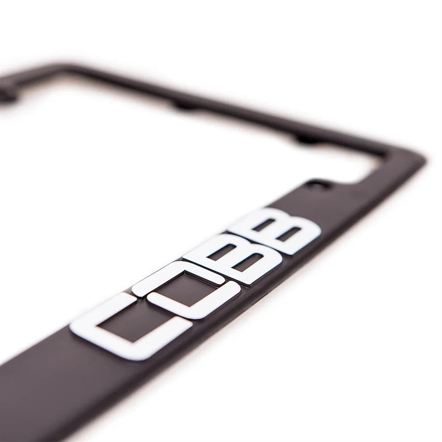COBB New Black License Plate Frame