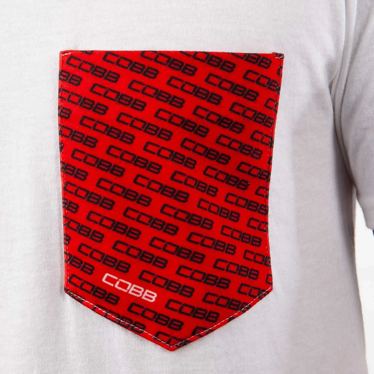 COBB Tuning Logo White Pocket T-Shirt