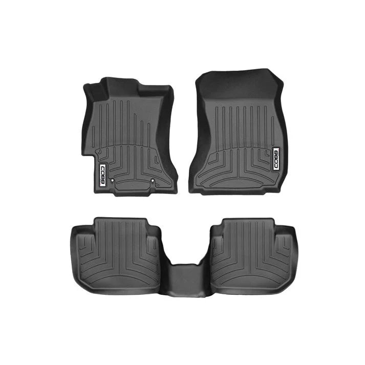 COBB x WeatherTech Front and Rear FloorLiner Set Subaru WRX 2022-2025