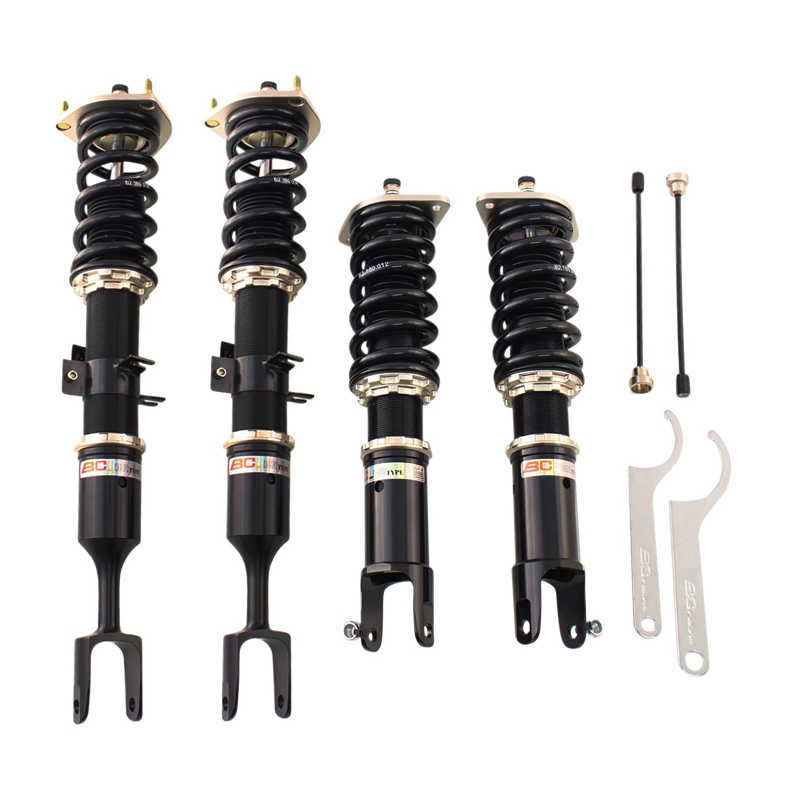 BC Racing BR Series Coilovers - Extreme Low fits Nissan 370Z 2009-2020 (True Rear)