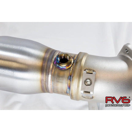 RV6 Performance High Temp Catted Downpipe for 18+ Accord 2.0T
