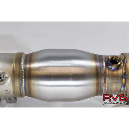 RV6 Performance High Temp Catted Downpipe for 18+ Accord 2.0T