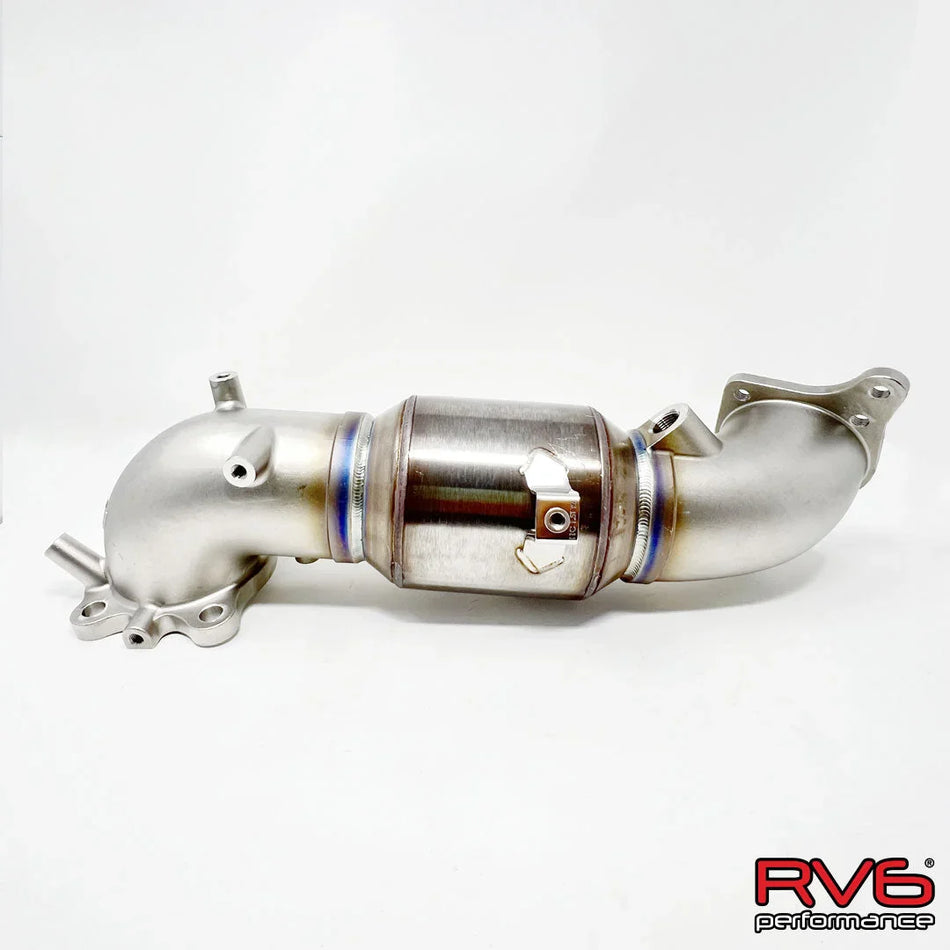 RV6 Performance Gesi G-Sport Catted Downpipe For 17-22 Accord 1.5T
