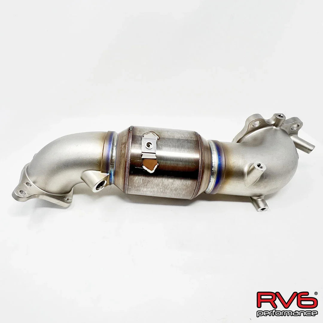 RV6 Performance Gesi G-Sport Catted Downpipe For 17-22 Accord 1.5T