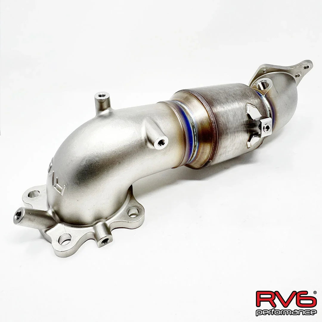 RV6 Performance Gesi G-Sport Catted Downpipe For 17-22 Accord 1.5T
