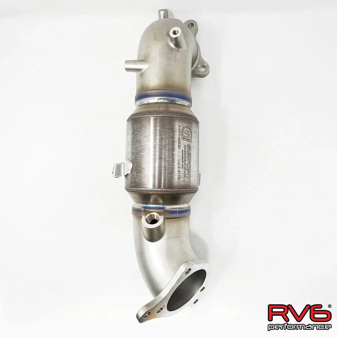 RV6 Performance Gesi G-Sport Catted Downpipe For 17-22 Accord 1.5T