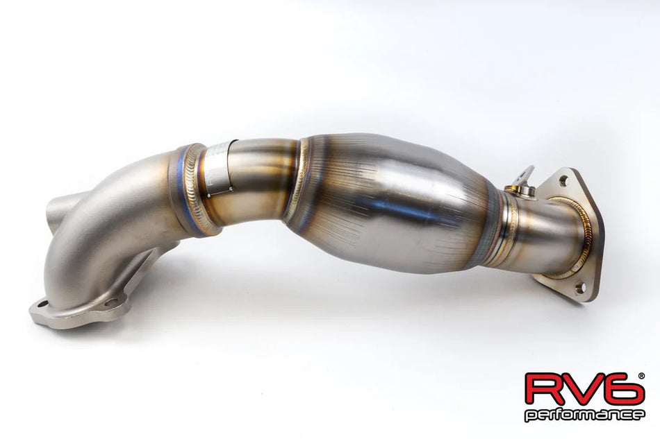 RV6 Performance Catted Downpipe For 22-24 Civic 2.0L