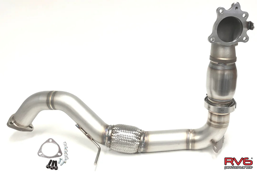RV6 Performance Catted Downpipe & Front Pipe Combo For 17-21 Civic Si