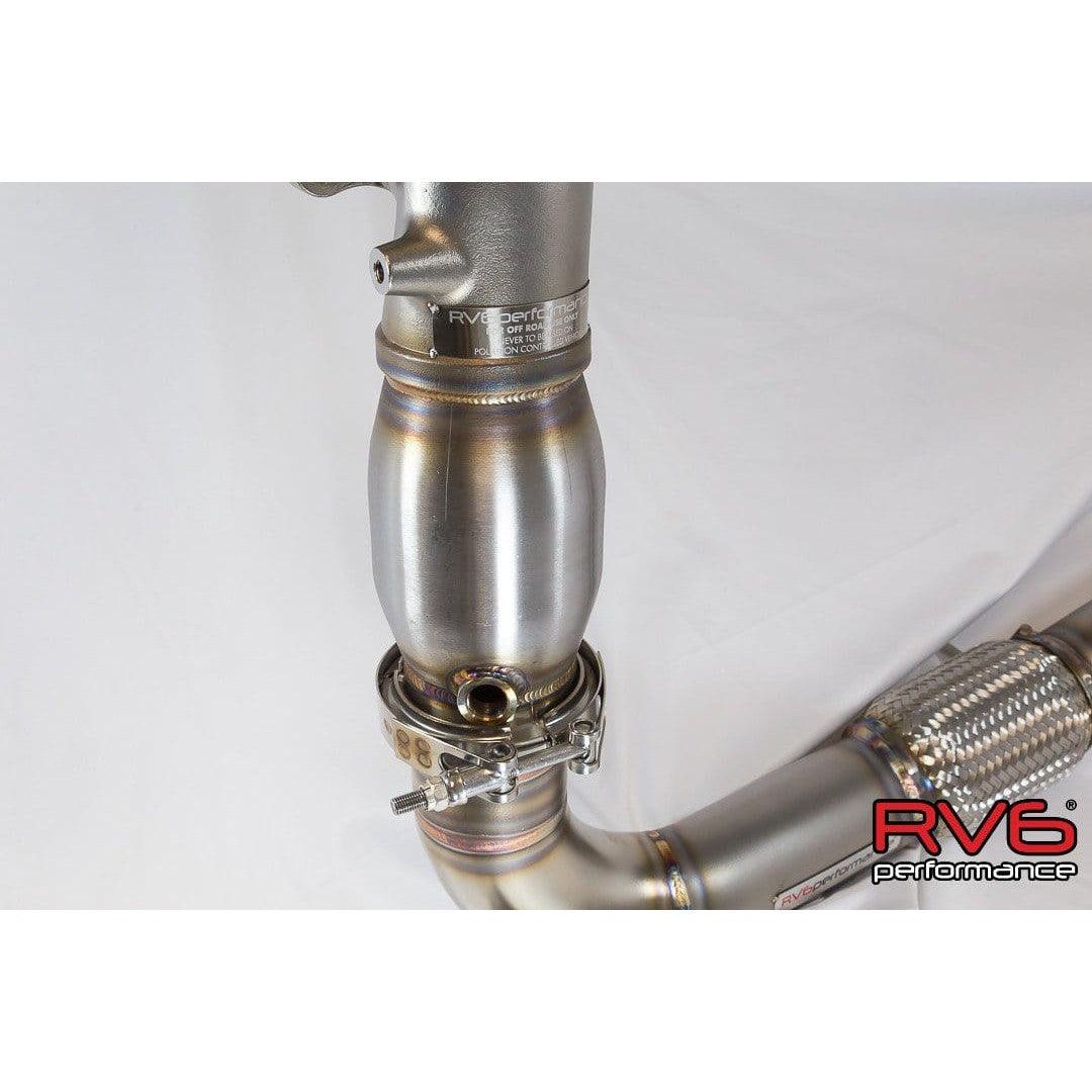 RV6 Performance Catted Downpipe & Front Pipe Combo for 16+ Civic 1.5T - Saikospeed