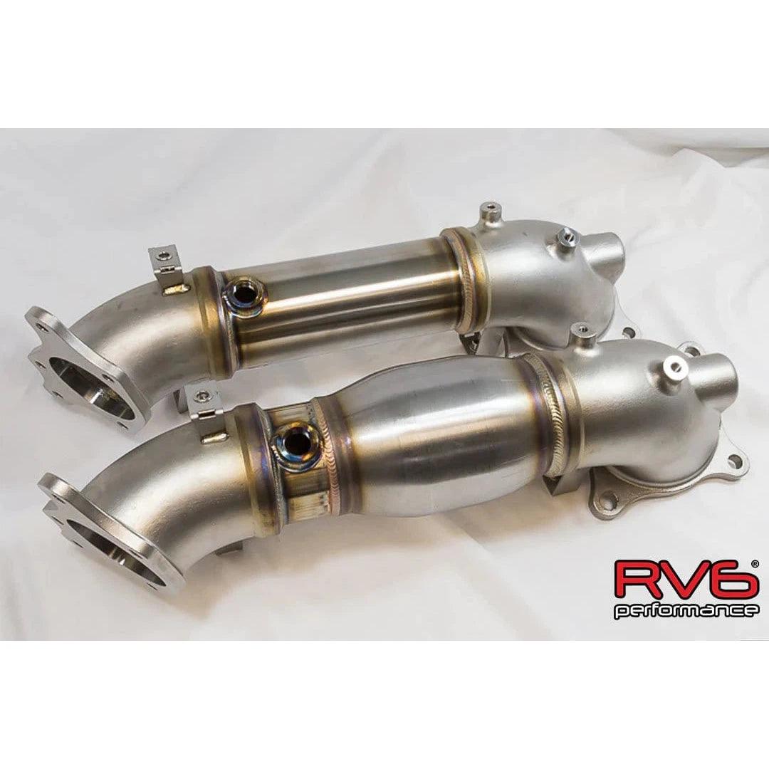 RV6 Performance High Temp Catted Downpipe for 17+ Civic Type R 2.0T FK8/FL5 - Saikospeed