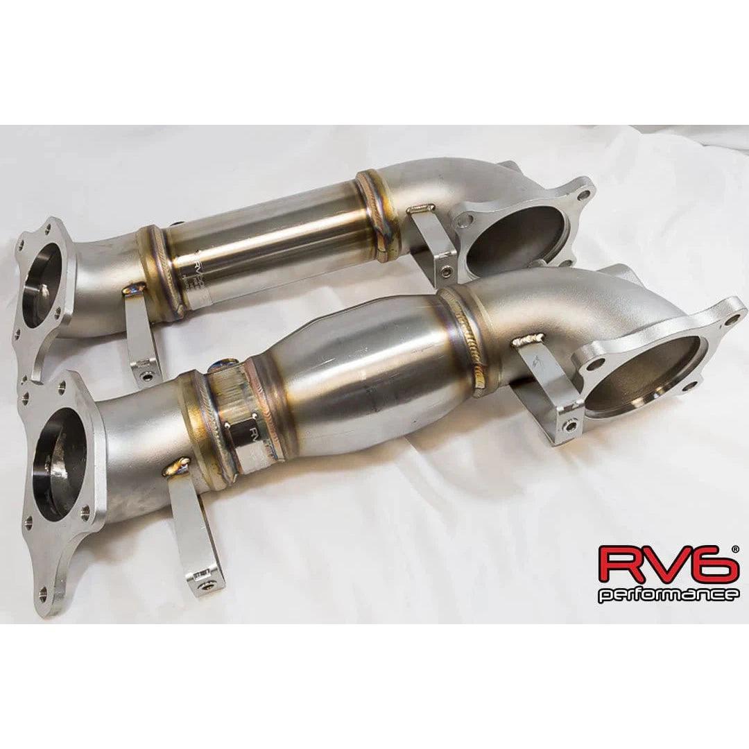 RV6 Performance High Temp Catted Downpipe for 17+ Civic Type R 2.0T FK8/FL5 - Saikospeed