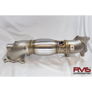 RV6 Performance High Temp Catted Downpipe for 17+ Civic Type R 2.0