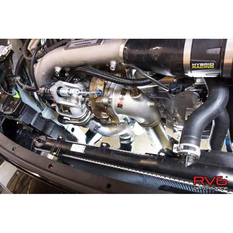 RV6 Performance High Temp Catted Downpipe for 17+ Civic Type R 2.0T FK8/FL5 - Saikospeed