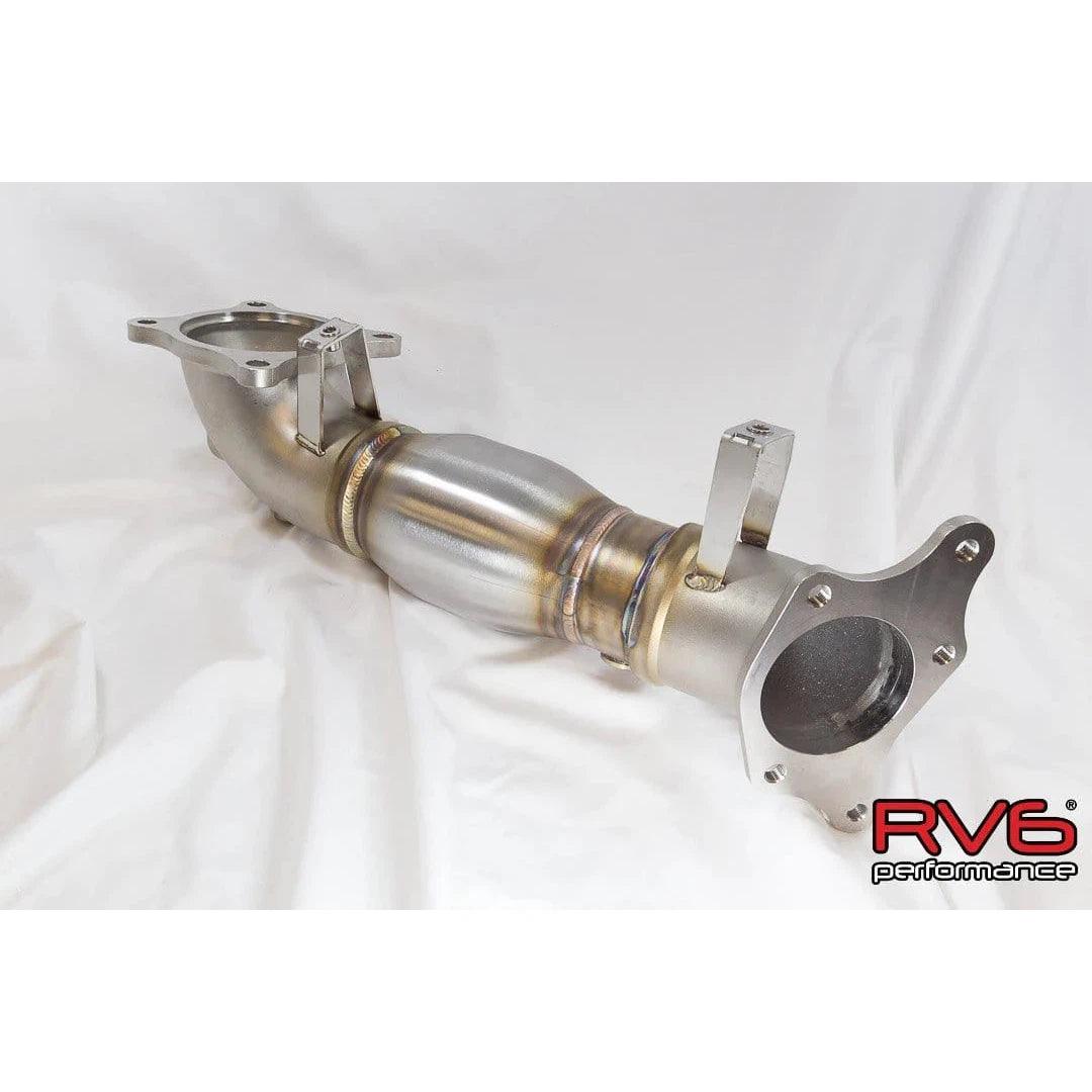 RV6 Performance High Temp Catted Downpipe for 17+ Civic Type R 2.0T FK8/FL5 - Saikospeed