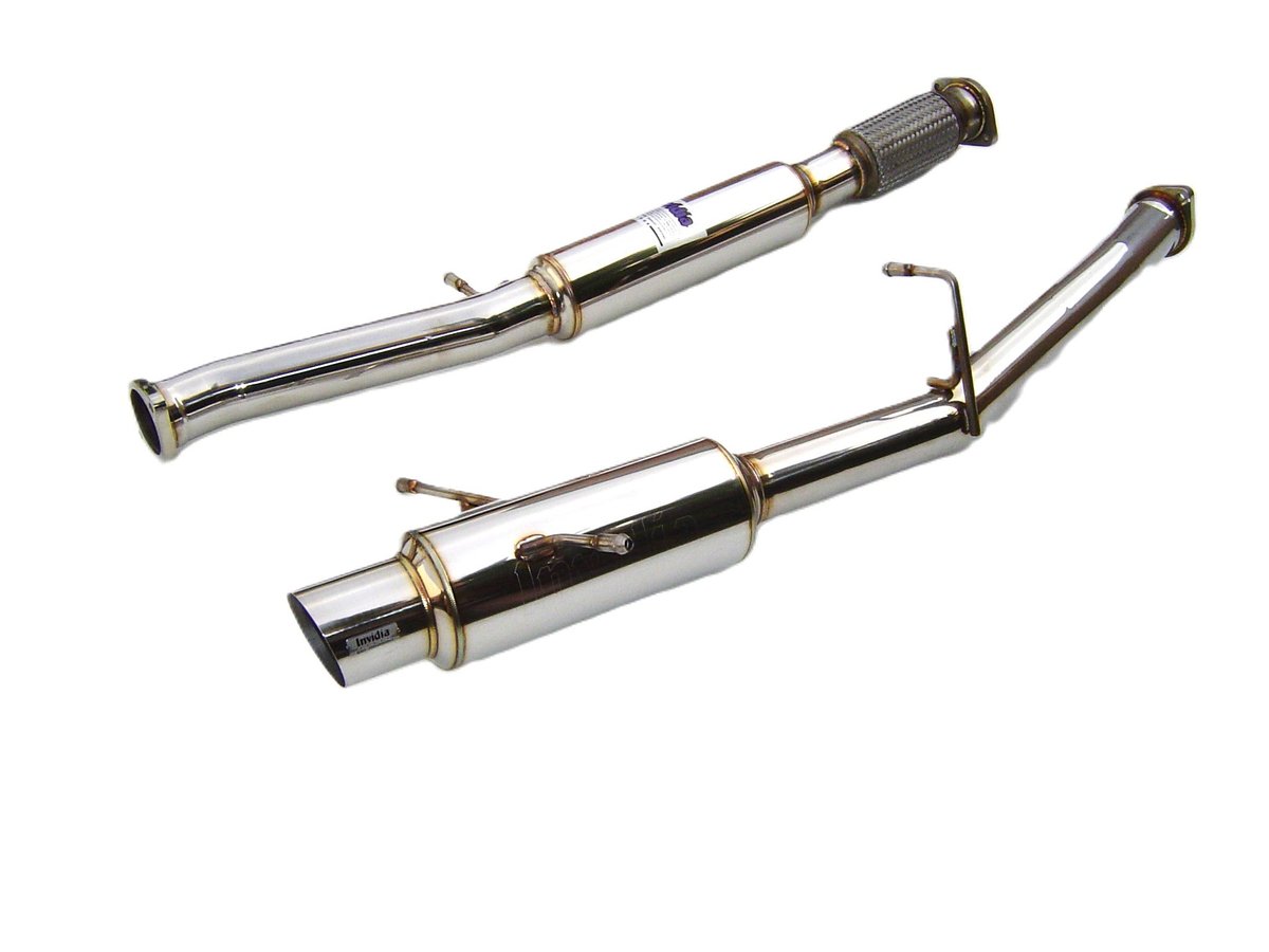 Invidia 02-07 WRX/STi 76mm N1 REGULAR Stainless Steel Tip Cat-back Exhaust