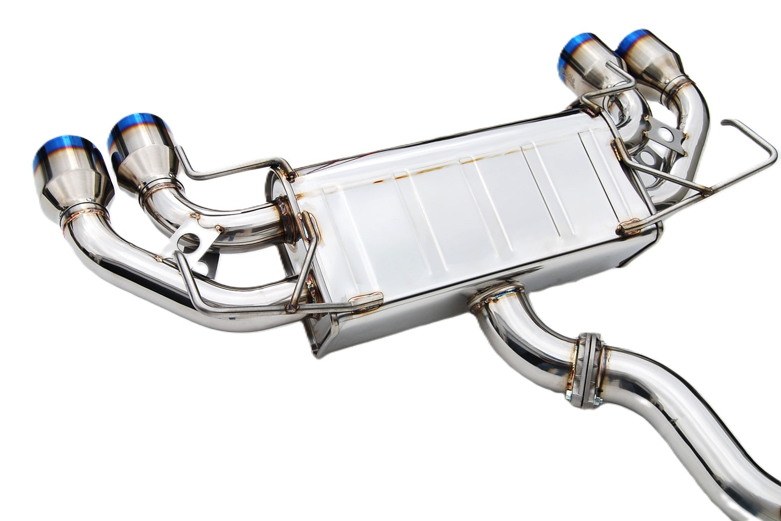 Invidia 08-11 STi Hatch / 11 WRX Hatch Dual Q300 Titanium Tip Cat-back Exhaust