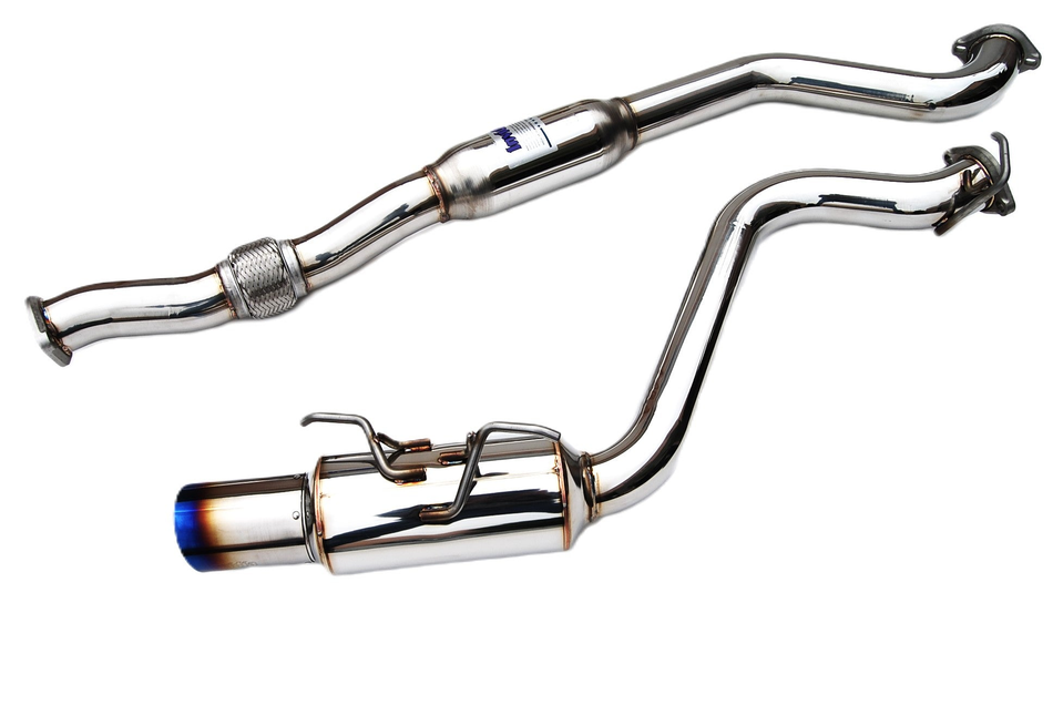Invidia 08+ WRX Hatch 76mm REGULAR Titanium Tip Cat-back Exhaust