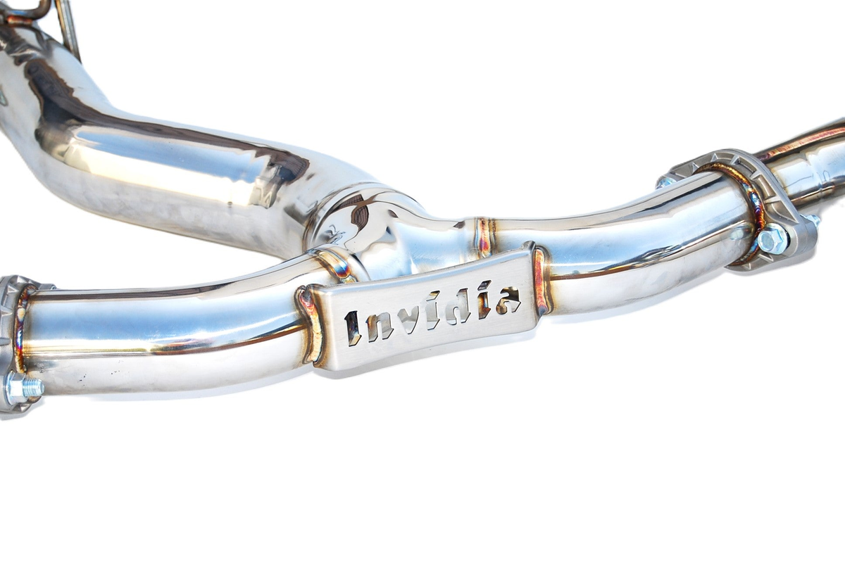 Invidia 2015+ Subaru WRX / STI Gemini/R400 Single Layer Quad Titanium Tip Cat-Back Exhaust