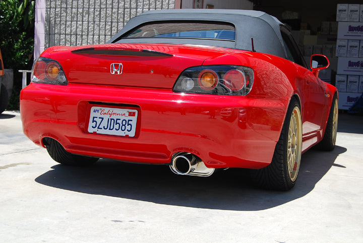 Invidia 00+ S2000 Q300 Rolled Stainless Steel Single Tip Cat-back Exhaust