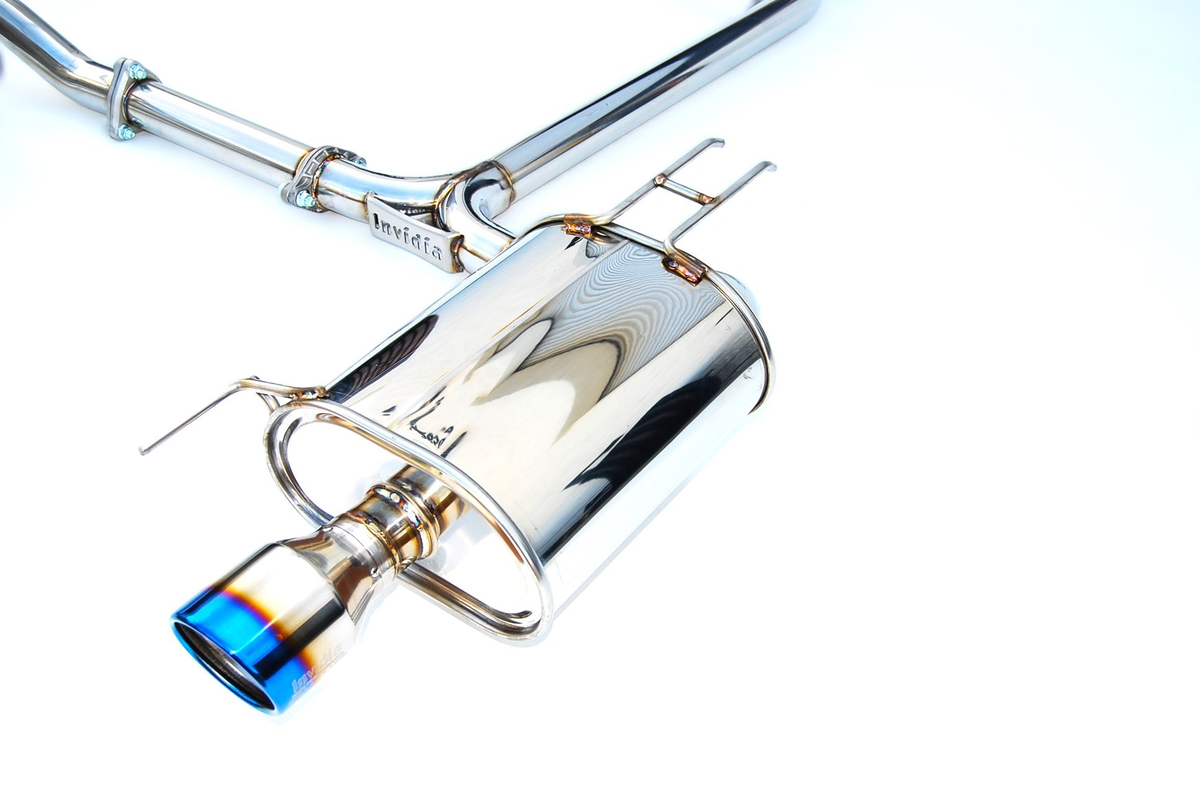 Invidia 04-08 Acura TSX Q300 Rolled Titanium Tip Cat-Back Exhaust