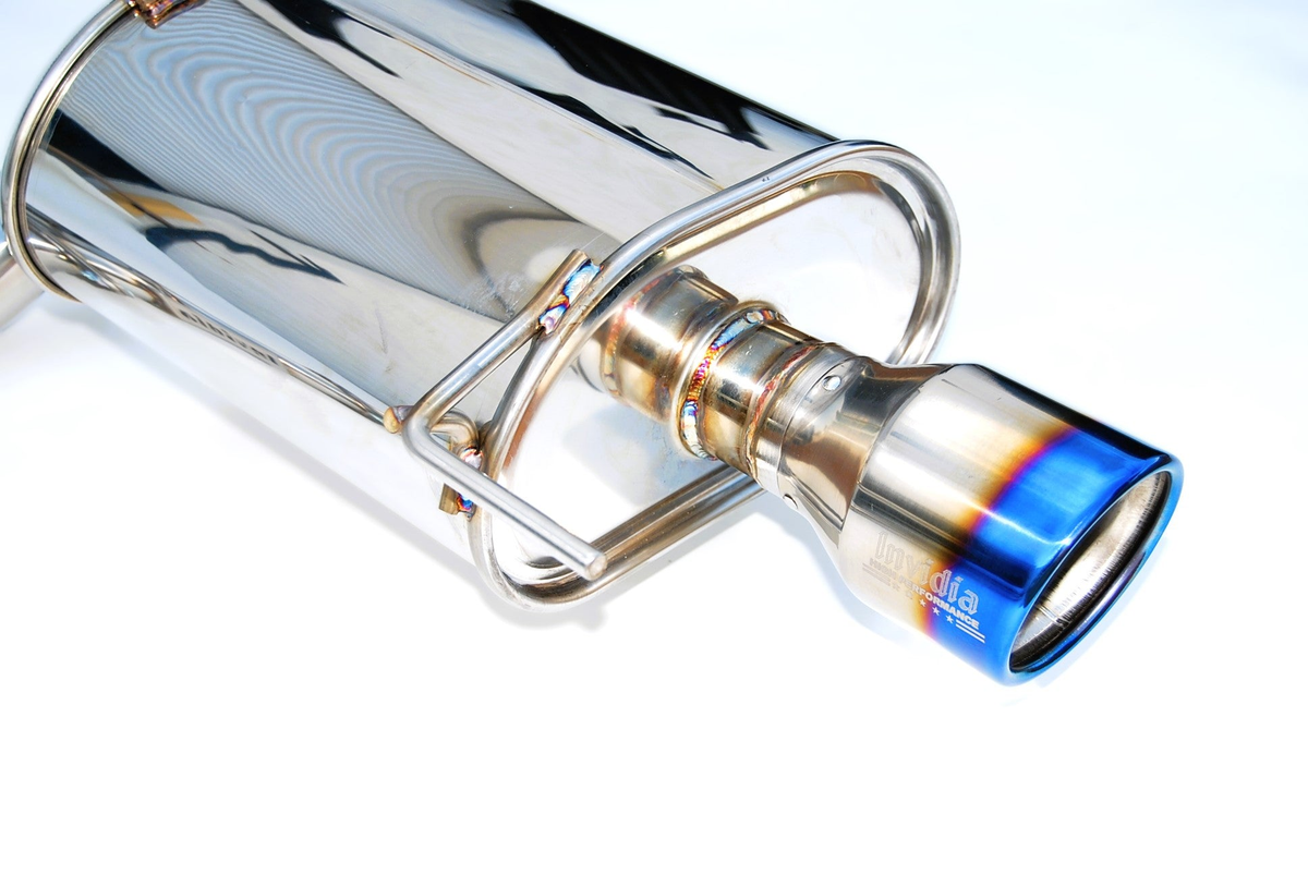 Invidia 04-08 Acura TSX Q300 Rolled Titanium Tip Cat-Back Exhaust