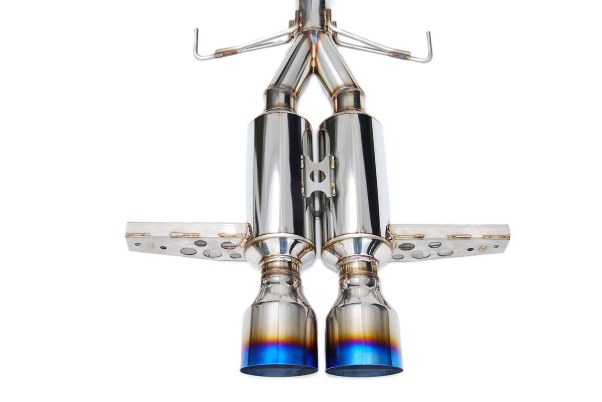 Invidia 2017+ Honda Civic Hatchback Sport/Sport Touring Gemini Titanium Tip Cat-back Exhaust