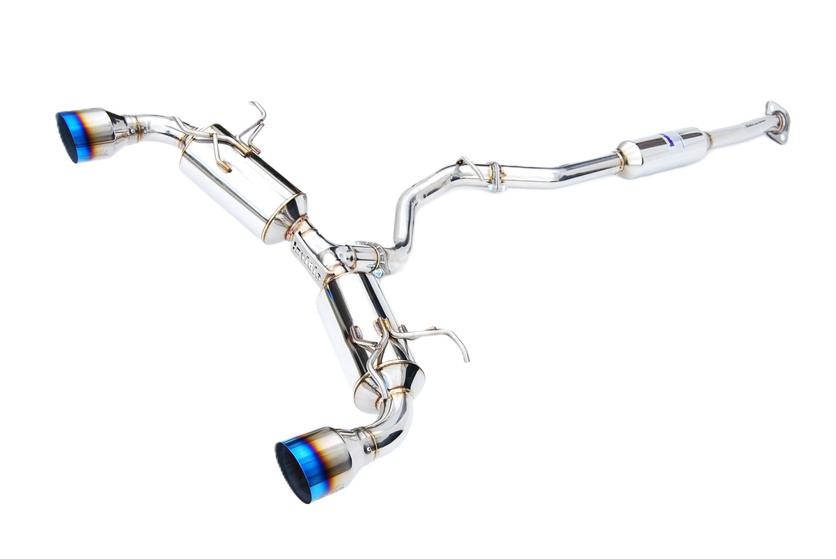Invidia 12+ Subaru BRZ / Toyota 86 N2 60mm Single Layer Titanium Burnt Tips Cat-Back Exhaust