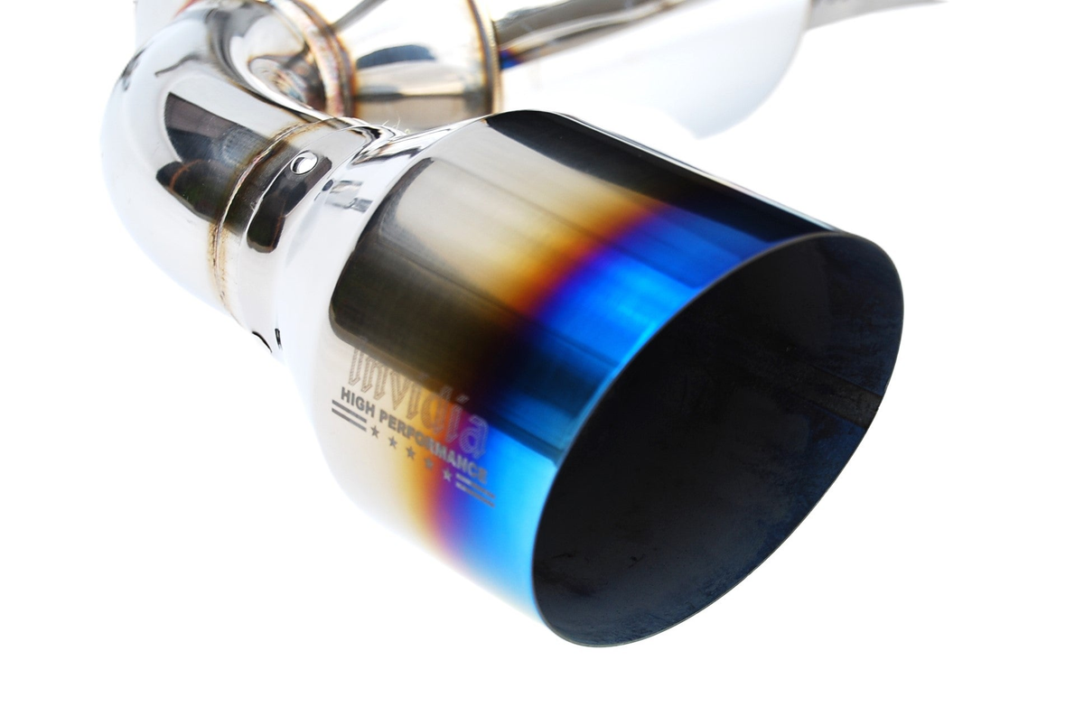 Invidia 12+ Subaru BRZ / Toyota 86 N2 60mm Single Layer Titanium Burnt Tips Cat-Back Exhaust