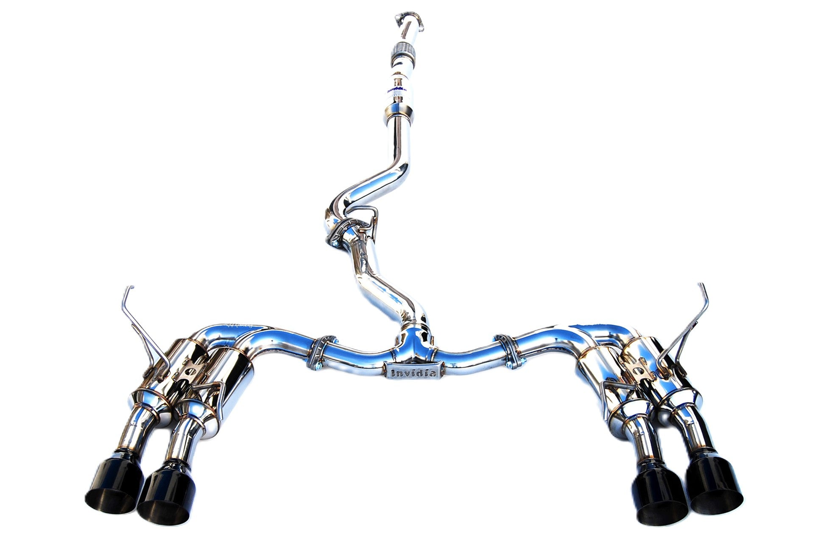 Invidia 2015+ Subaru WRX / STI Gemini/R400 Single Layer Quad Black Tip Cat-Back Exhaust