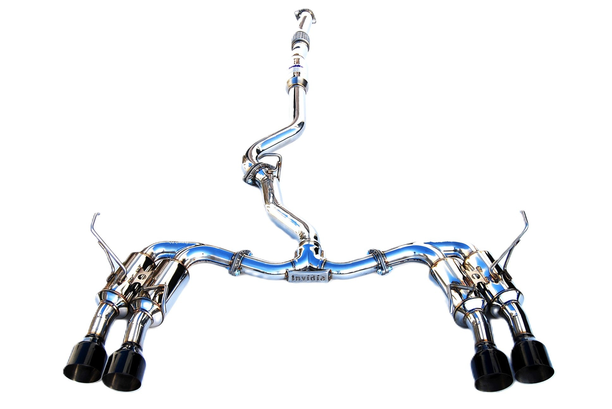 Invidia 2015+ Subaru WRX / STI Gemini/R400 Single Layer Quad Black Tip Cat-Back Exhaust