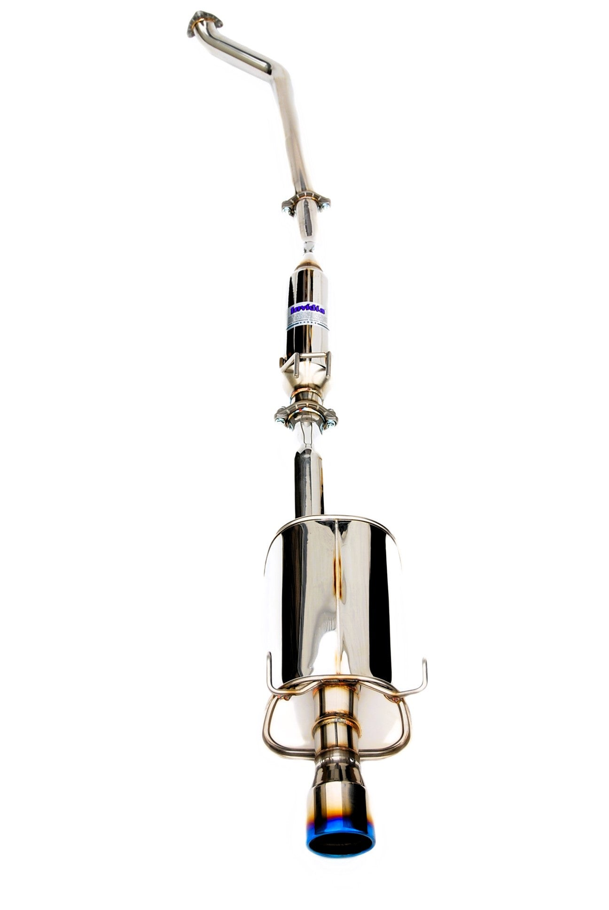 Invidia 01-06 Acura RSX DC5 Type S Q300 Rolled Titanium Tip 70mm Pipe Cat-Back Exhaust