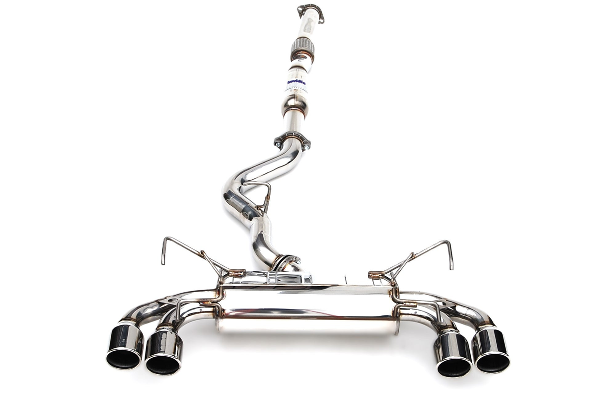 Invidia 08+ STi Hatch Dual Q300 Stainless Steel Tip Cat-back Exhaust