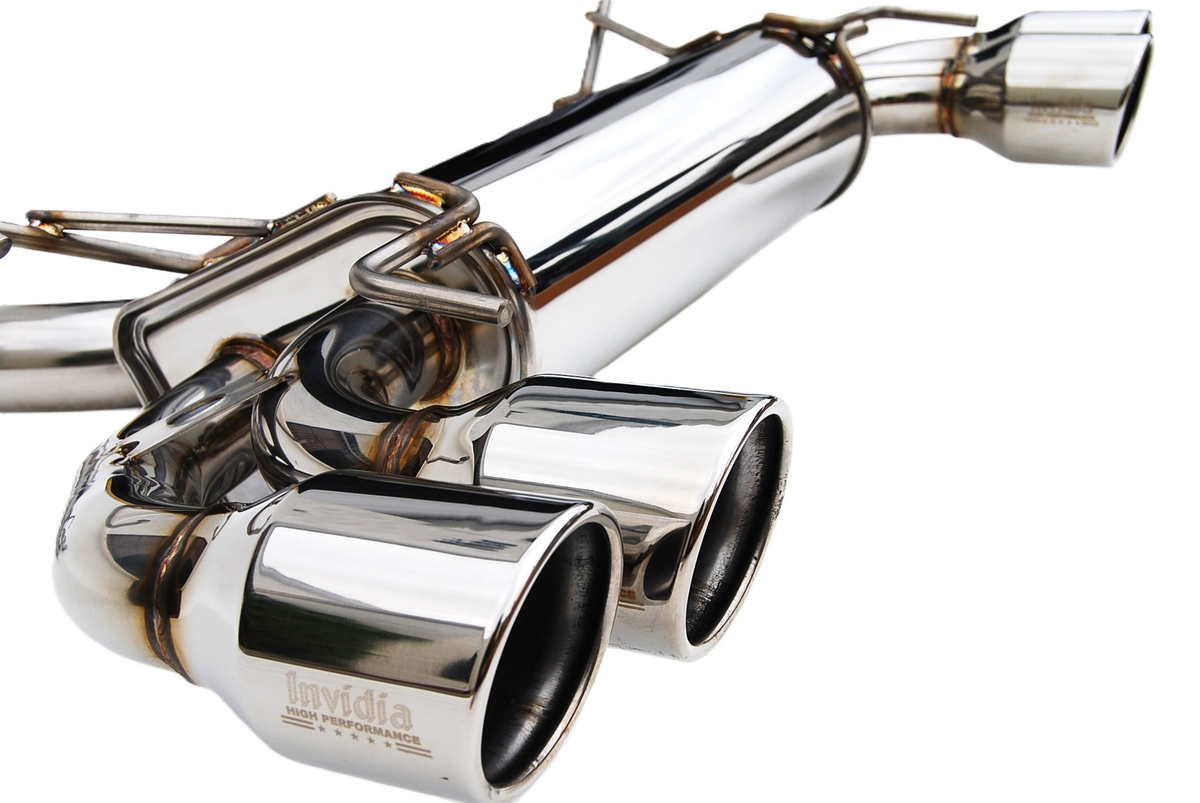 Invidia 08+ STi Hatch Dual Q300 Stainless Steel Tip Cat-back Exhaust