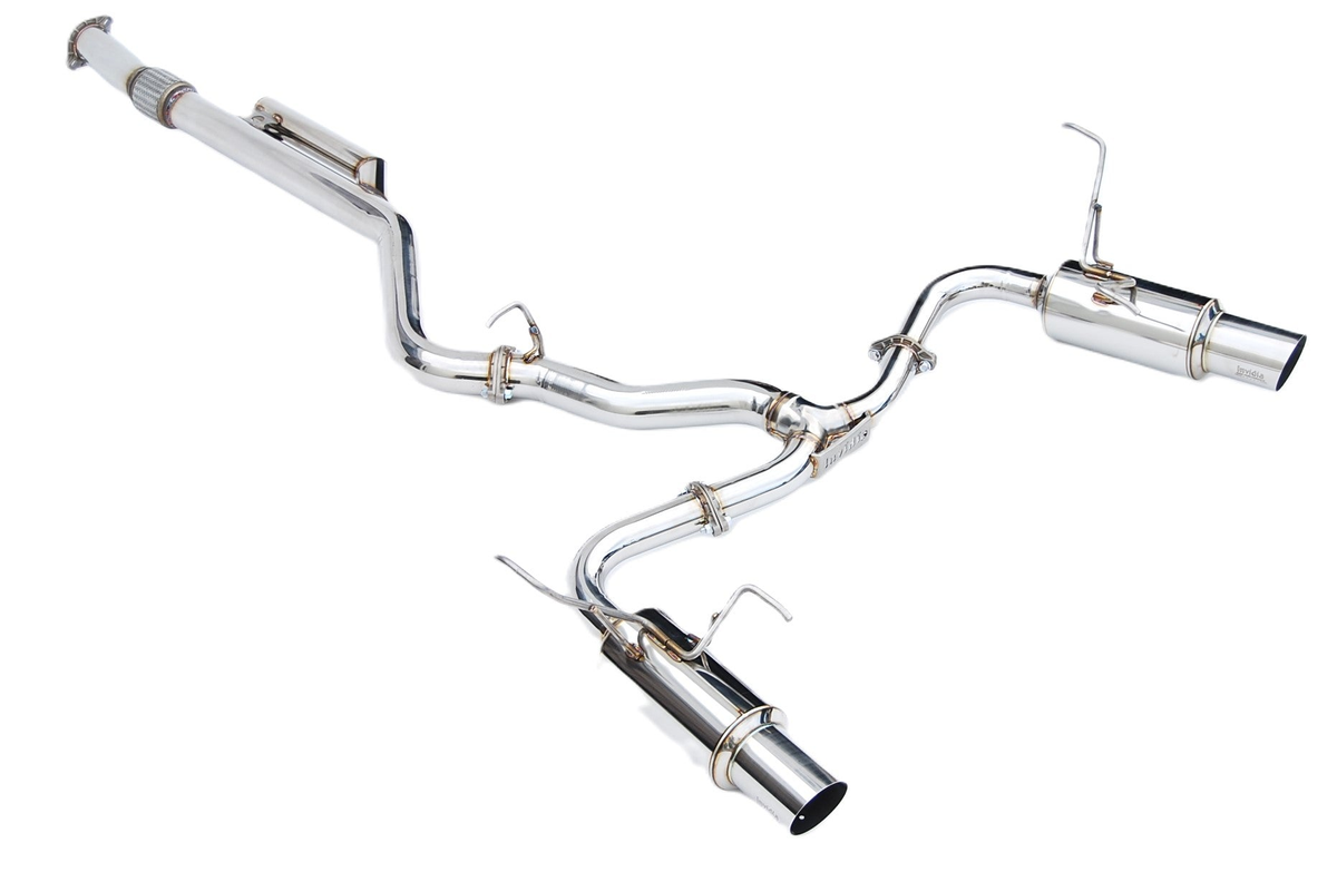 Invidia 2022+ Subaru WRX N1 Twin Outlet Single Layer SS Tip Cat-Back Exhaust