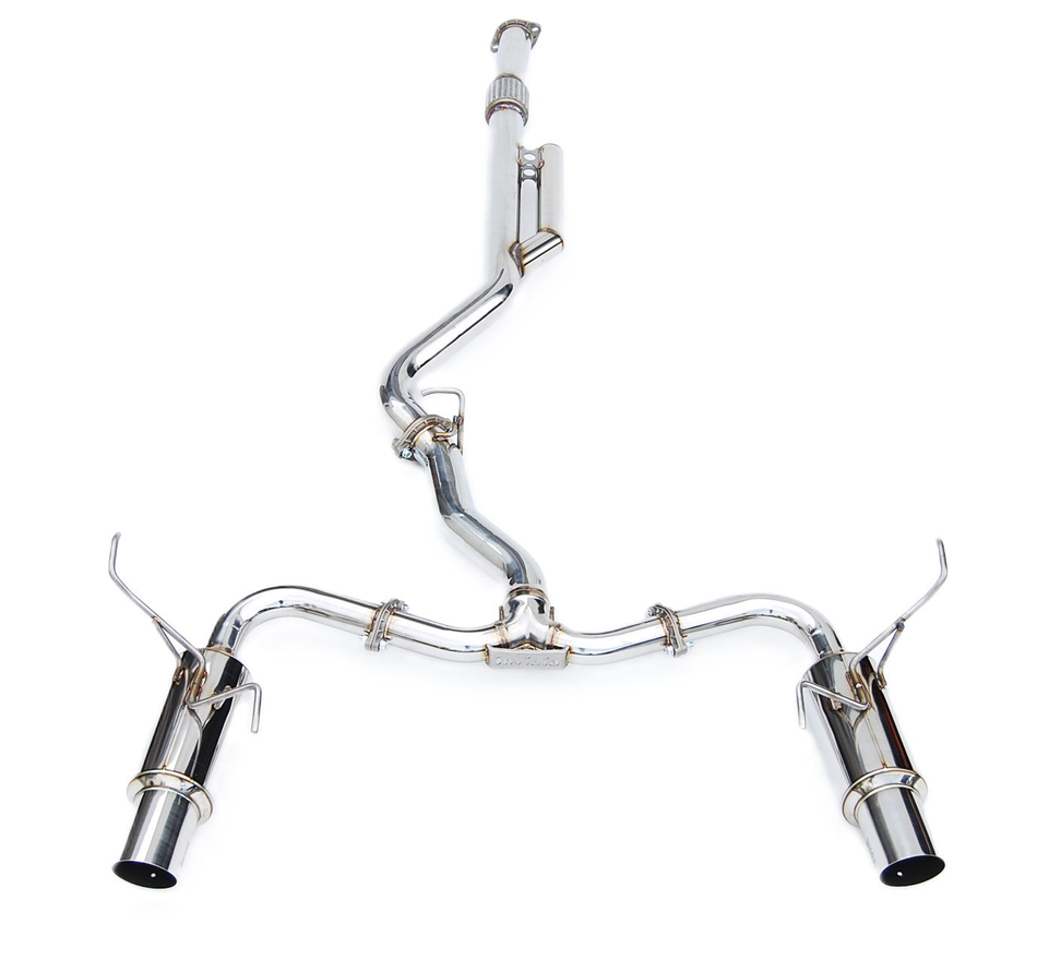 Invidia 2022+ Subaru WRX N1 Twin Outlet Single Layer SS Tip Cat-Back Exhaust