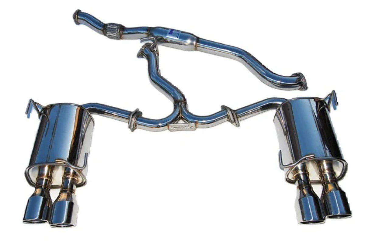 Invidia 11+ STI/WRX Sedan Only 76mm Q300 Stainless Steel Tip Cat-back Exhaust