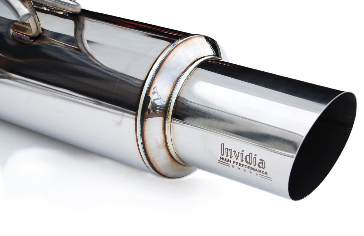 Invidia 2022+ Subaru WRX N1 Twin Outlet Single Layer SS Tip Cat-Back Exhaust