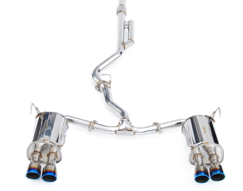 Invidia 2022+ Subaru WRX Q300 Rolled Titanium Tip Cat-Back Exhaust