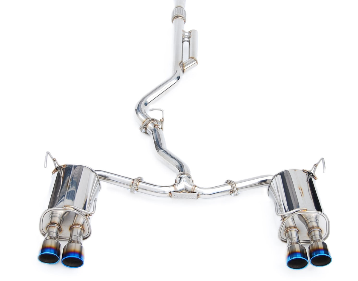 Invidia 2022+ Subaru WRX Q300 Rolled Titanium Tip Cat-Back Exhaust